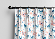 Butterfly Garden, Crystal - Made to Measure Curtains - Image 10